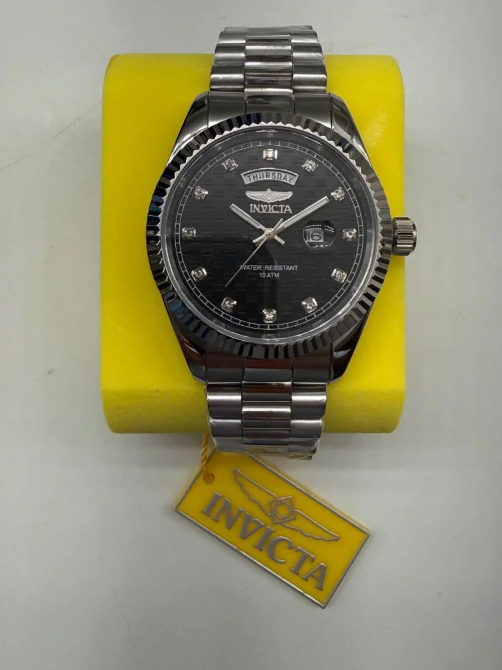 $249 Invicta Specialty Striad Command Men Steel Black 43mm Qurtz Watch 51042 NIB